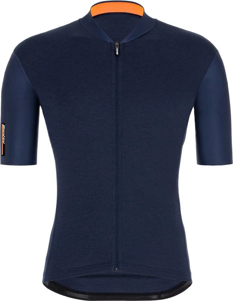 Santini Color S/S Jersey Nautica Blue Fietsshirt