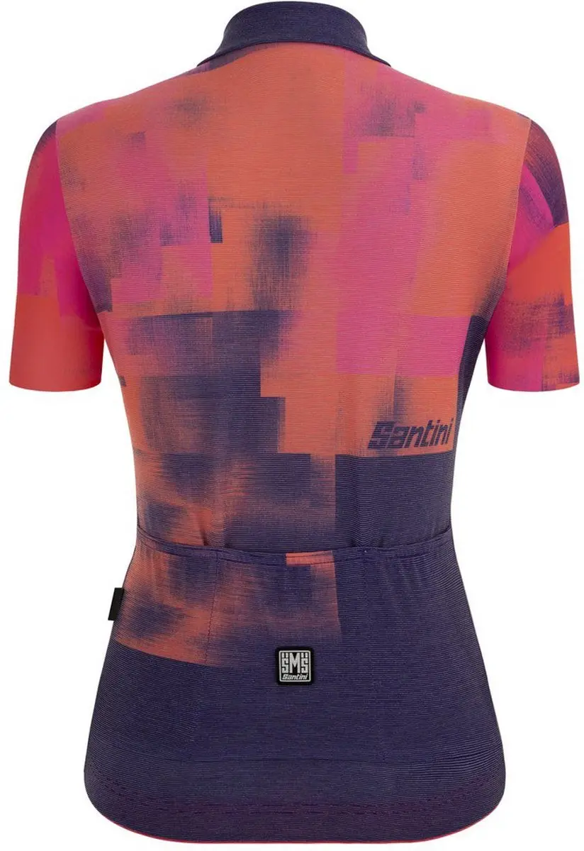 Santini Forza Indoor Training Jersey 2W95475CFORZA - Paars/Roze - afbeelding 2 van 6