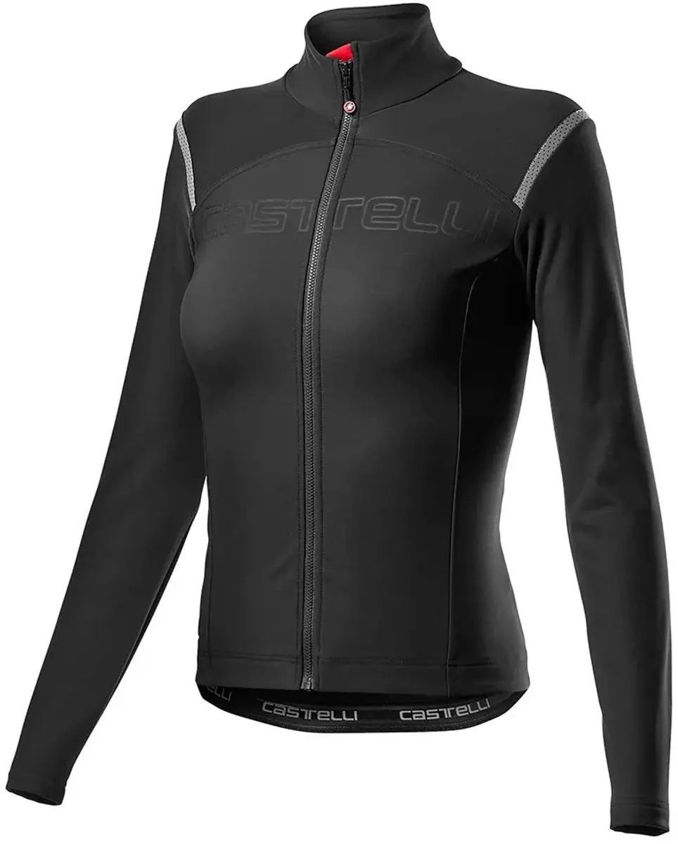 Castelli Tutto Nano Ros Trui Met Lange Mouwen Zwart L Vrouw