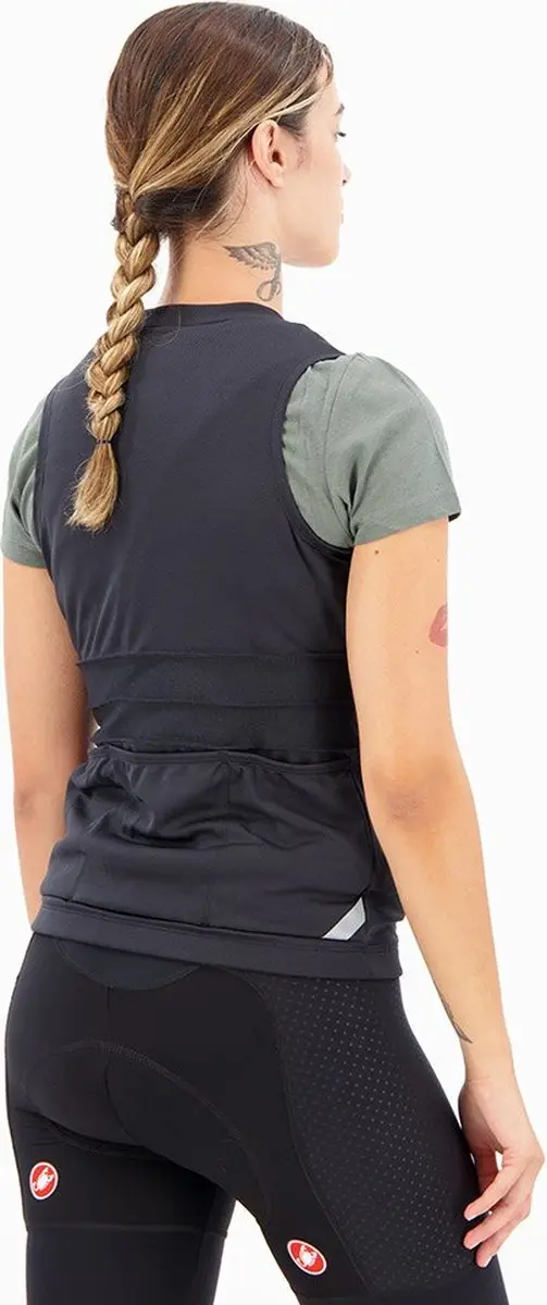 Castelli Anima 4 Mouwloos Fietsshirt - Zwart - afbeelding 4 van 6