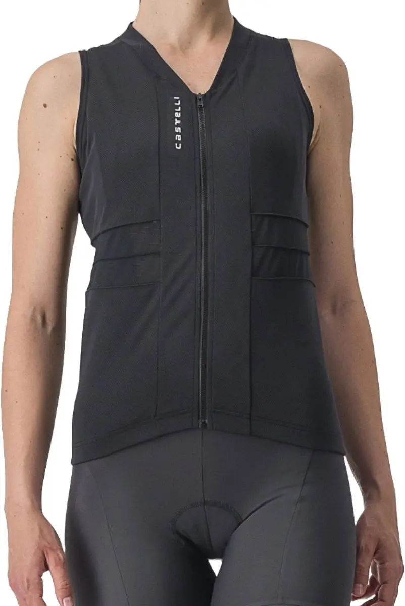 Castelli Anima 4 Mouwloos Fietsshirt - Zwart - afbeelding 5 van 6