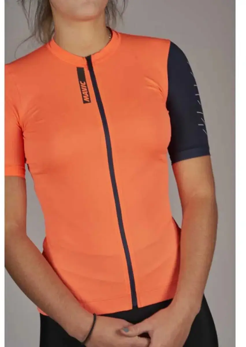 Mavic Essential Wielertrui Vrouw - XL - Coral/Deep Blue - afbeelding 6 van 6