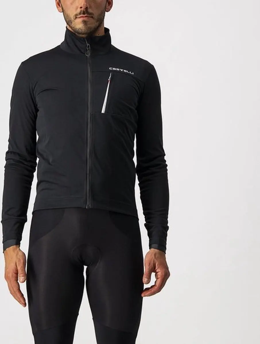 Castelli Go Jacket Licht Zwart Wit - L - afbeelding 3 van 6