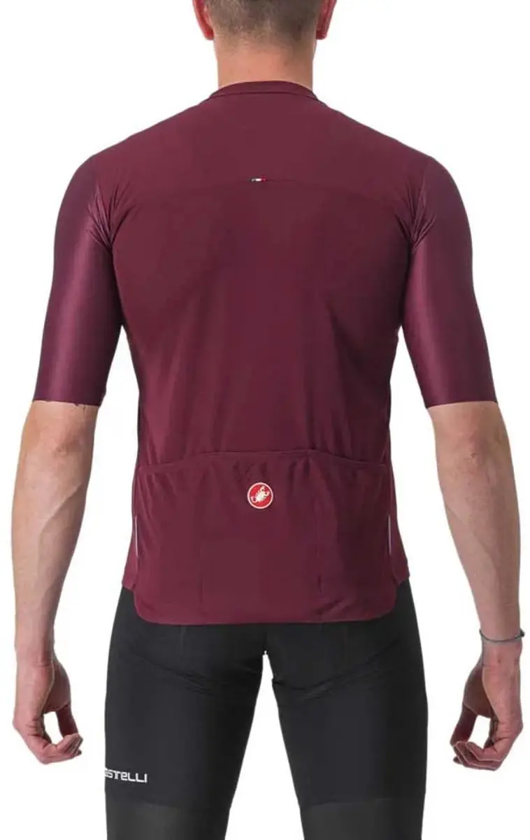 Castelli Prologo 7 Korte Mouw Wielertrui M - Bordeaux - afbeelding 3 van 6
