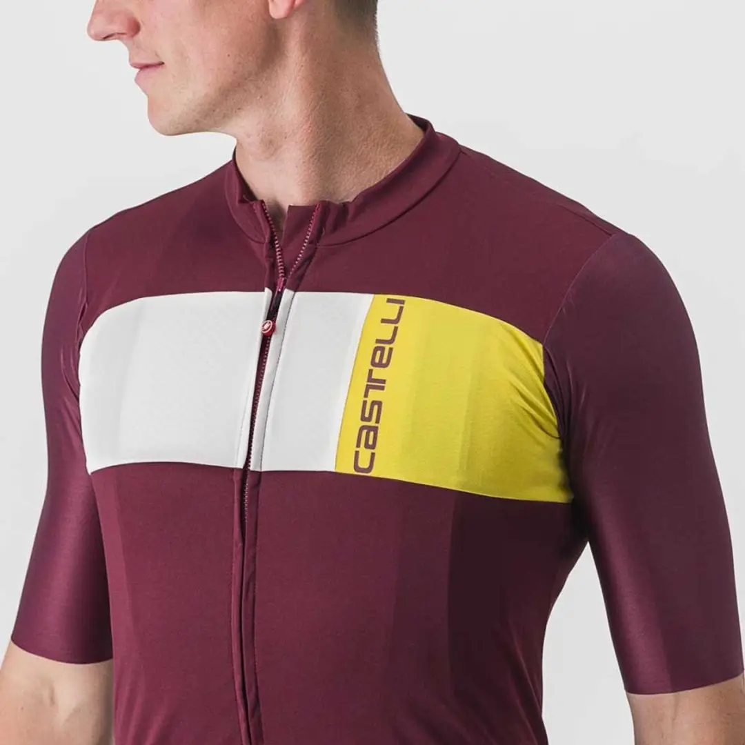 Castelli Prologo 7 Korte Mouw Wielertrui M - Bordeaux - afbeelding 4 van 6
