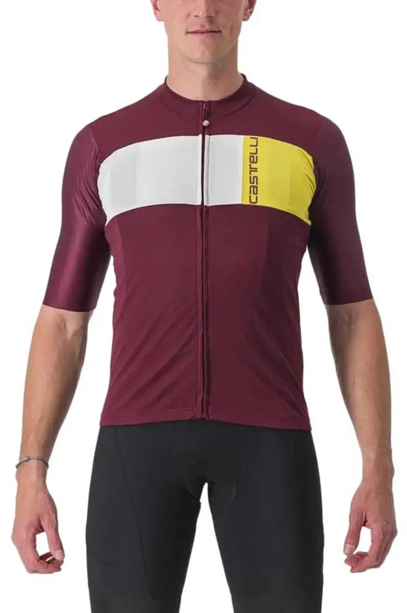 Castelli Prologo 7 Korte Mouw Wielertrui M - Bordeaux - afbeelding 6 van 6
