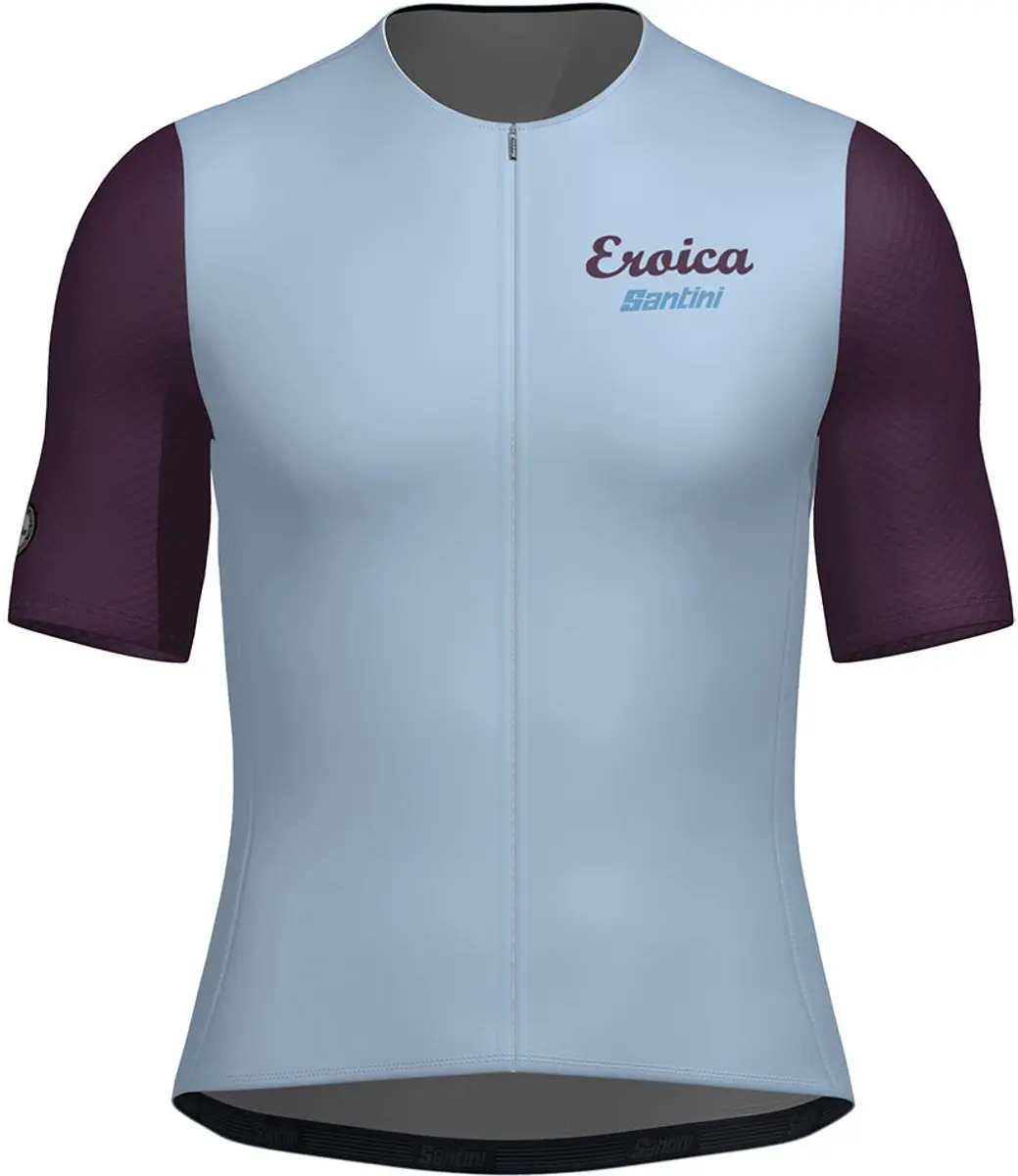 Santini Eroica Borgo Wielertrui - M - Sky Blue - afbeelding 4 van 6