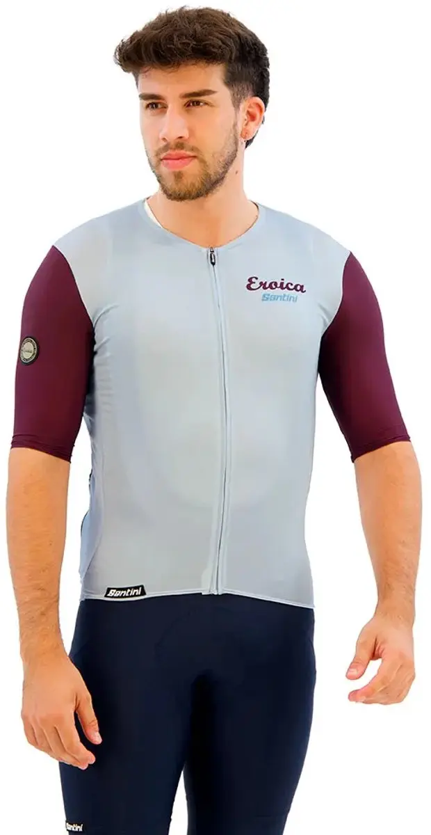 Santini Eroica Borgo Wielertrui - M - Sky Blue - afbeelding 6 van 6