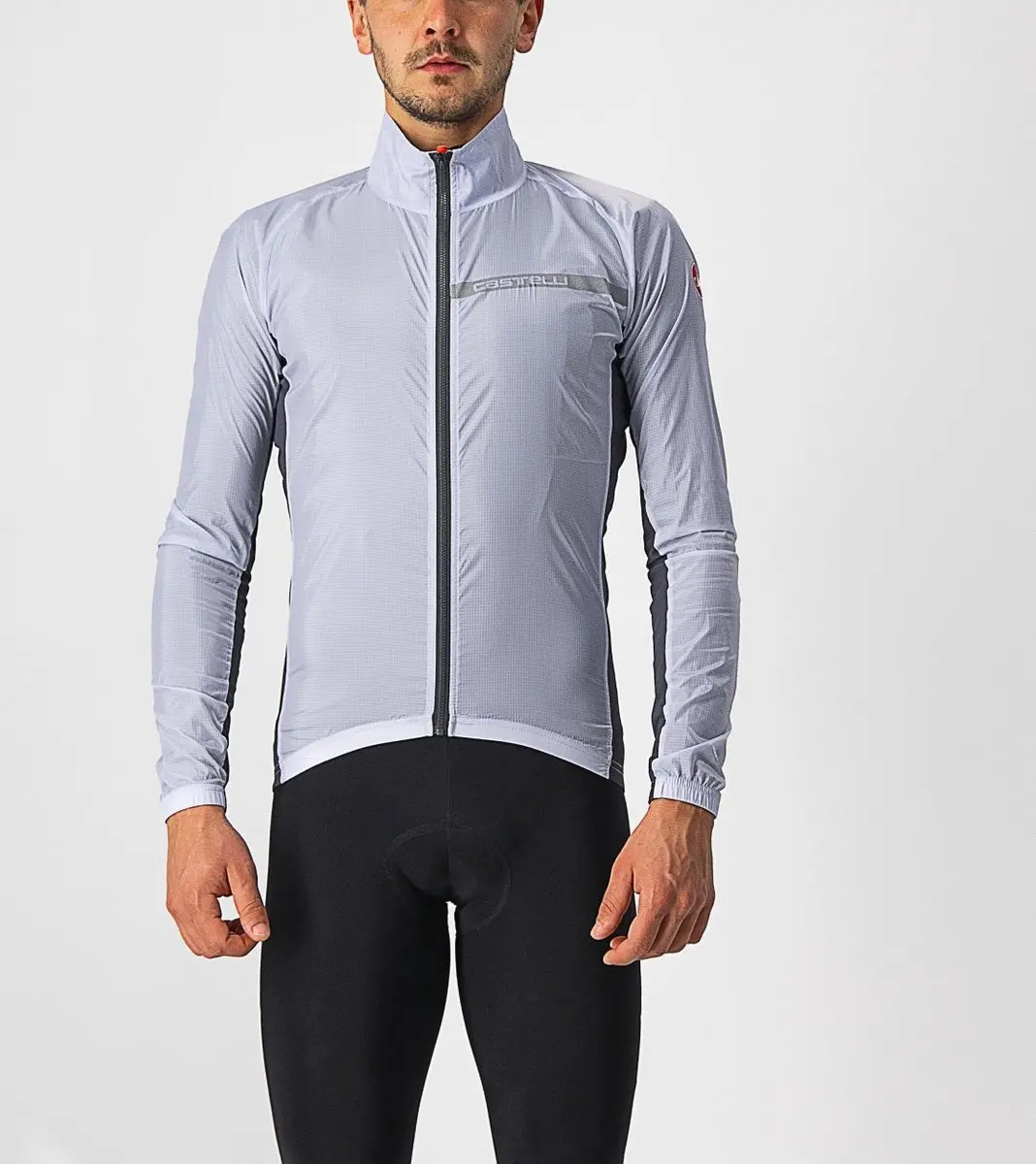 Castelli Squadra Stretch Windjack - Zilvergrijs/Donkergrijs - afbeelding 4 van 6