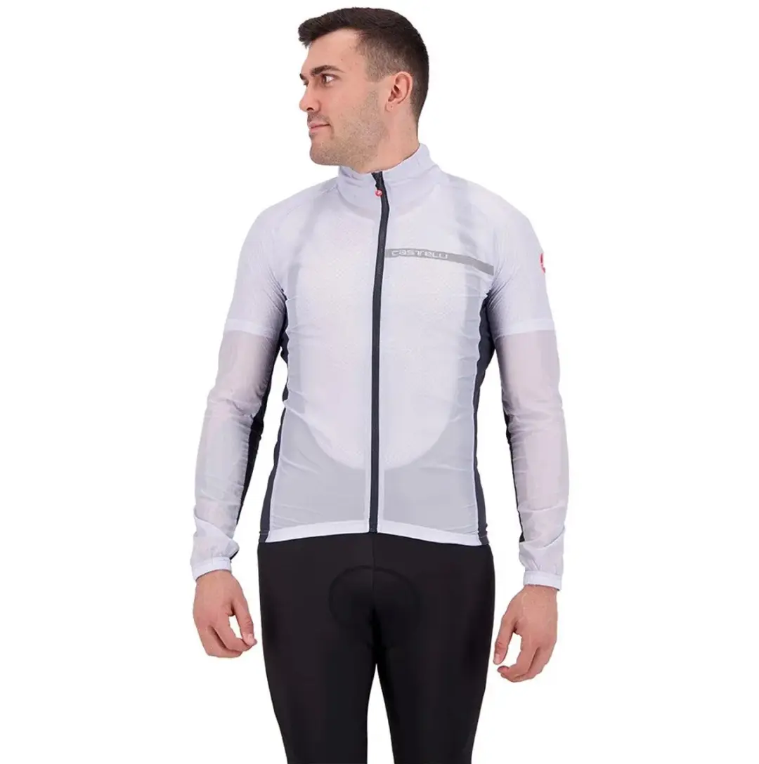 Castelli Squadra Stretch Windjack - Zilvergrijs/Donkergrijs - afbeelding 5 van 6