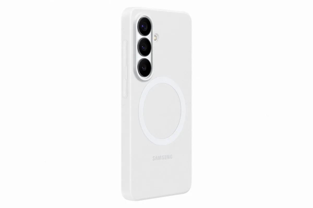 Samsung Galaxy S26 Plus Silicone Magnet Hoesje - Wit