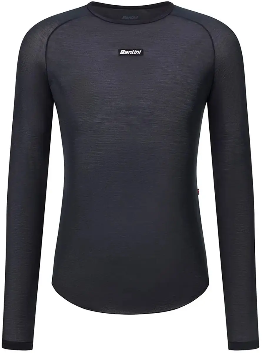 Santini Dry Lange Mouwen Basislaag XS - Zwart - afbeelding 5 van 6