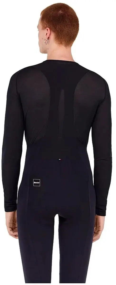 Santini Dry Lange Mouwen Basislaag XS - Zwart - afbeelding 3 van 6