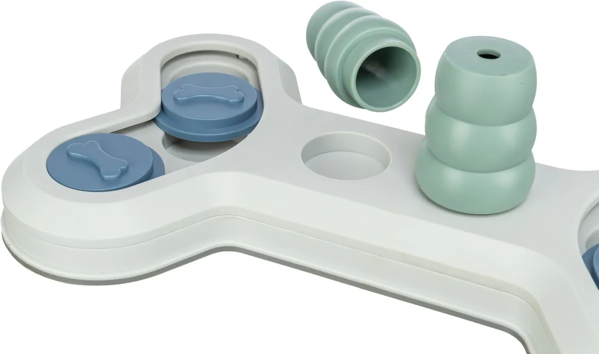 Trixie Dog Activity Intelligentiespel Flip Bone 32x18cm - Blauw