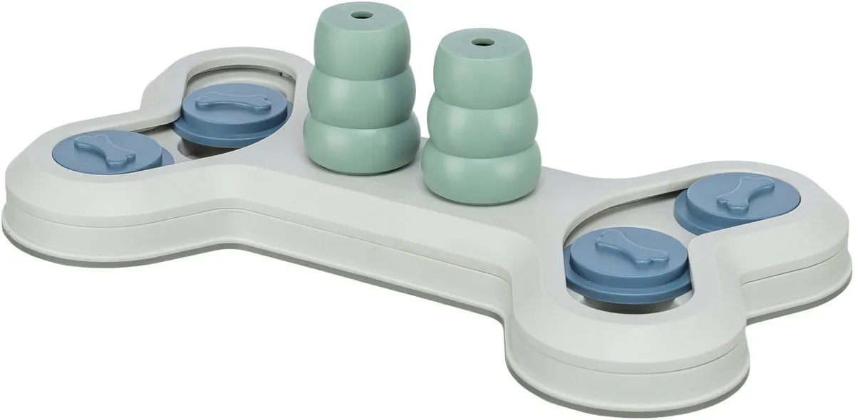 Trixie Dog Activity Intelligentiespel Flip Bone 32x18cm - Blauw