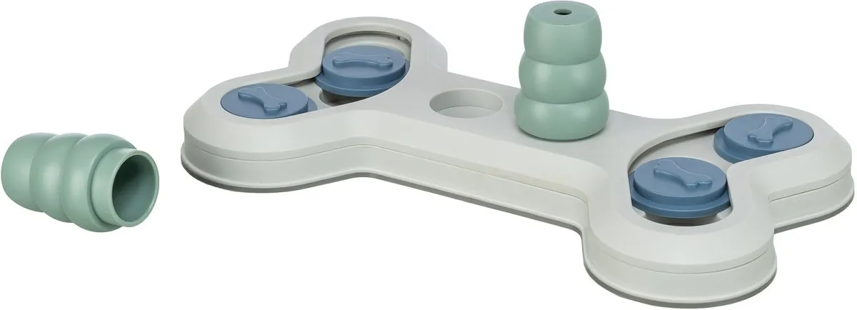 Trixie Dog Activity Intelligentiespel Flip Bone 32x18cm - Blauw - afbeelding 6 van 6