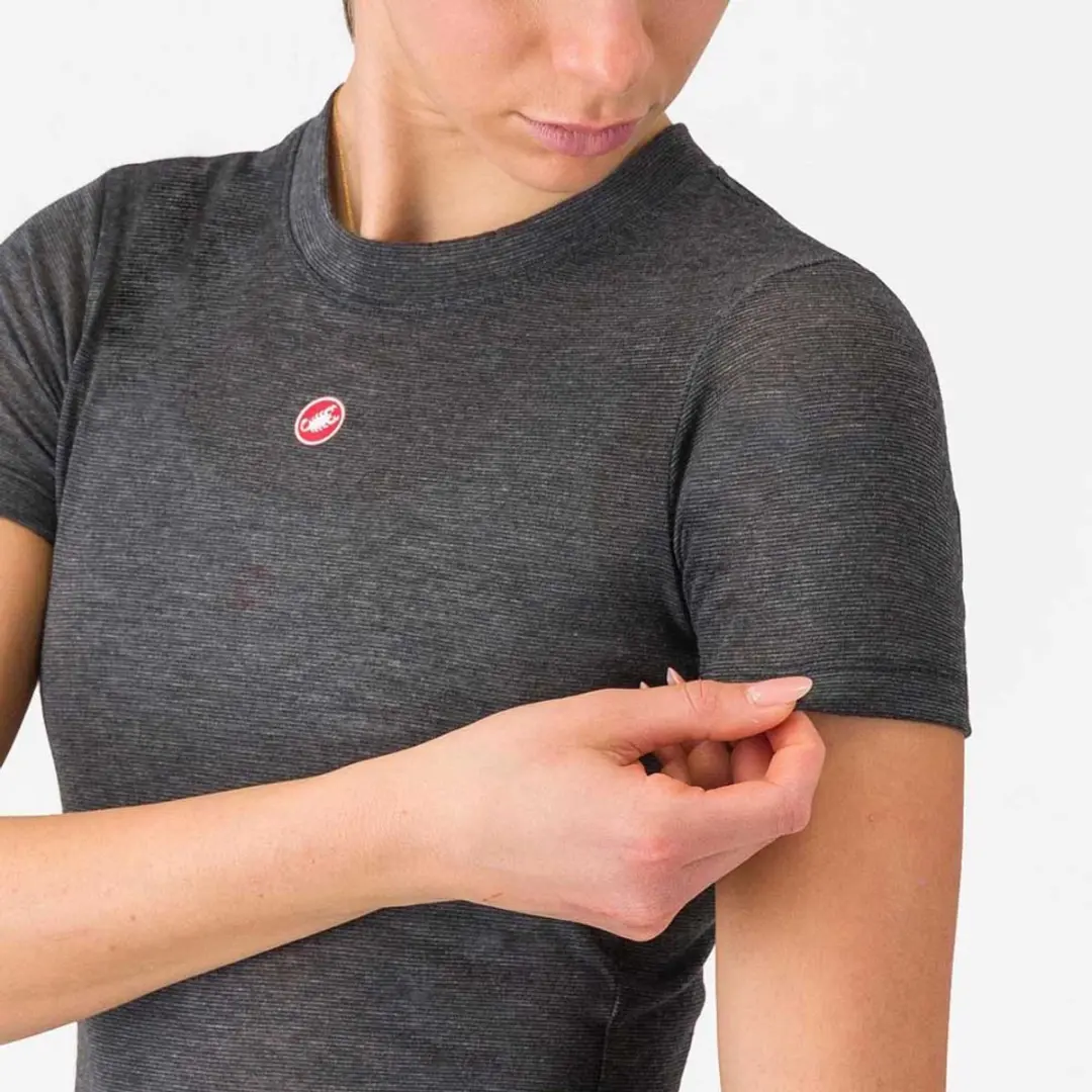 Castelli Medio Basislaag Korte Mouwen M - Melange Grey - afbeelding 5 van 6