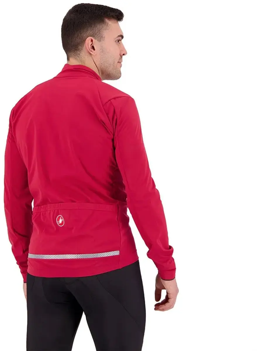 Castelli Go Jacket Pro Rood Helder Oranje L - afbeelding 2 van 4