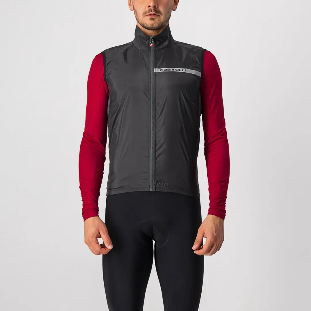 Castelli Squadra Stretch Vest XXL - Zwart Grijs - afbeelding 3 van 4