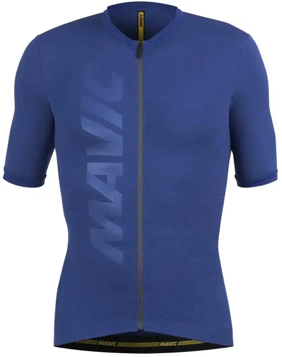 Mavic Aksium Wielertrui Korte Mouw - S - Royal Blue - afbeelding 3 van 4