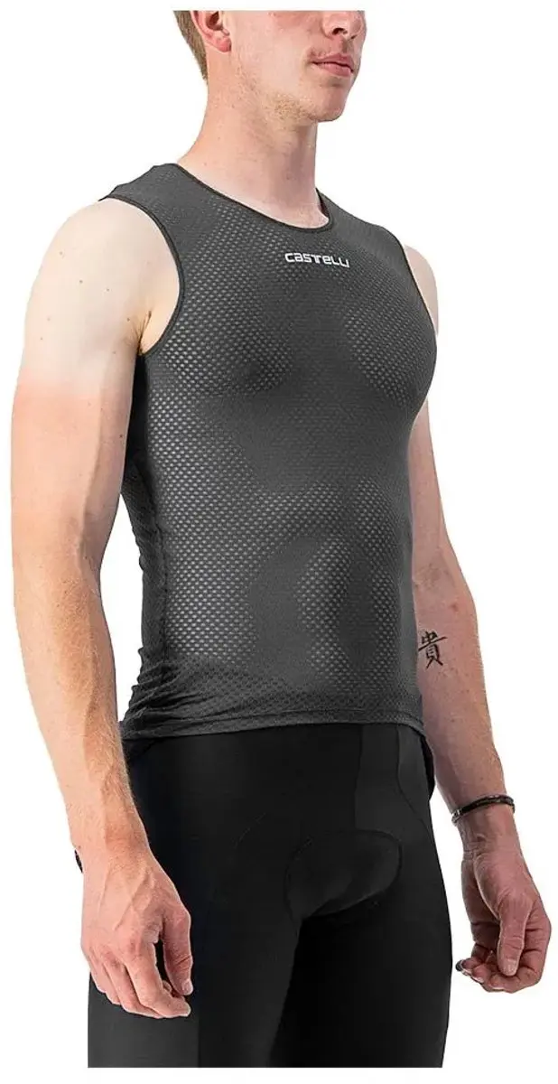 Castelli Pro Mesh 2.0 Basislaag Mouwloos - S - Zwart - afbeelding 4 van 4