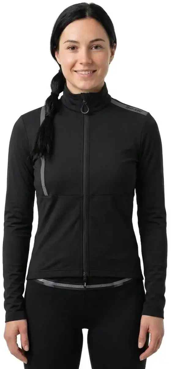Santini Vega Jas Zwart 3XL Vrouw