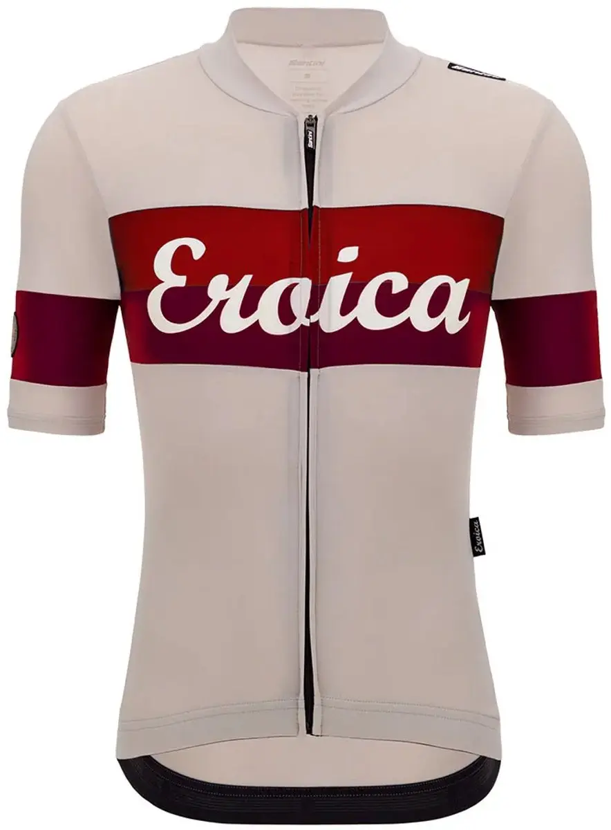 Santini Eroica Quiete Wielertrui 3XL - Cappuccino - afbeelding 6 van 6