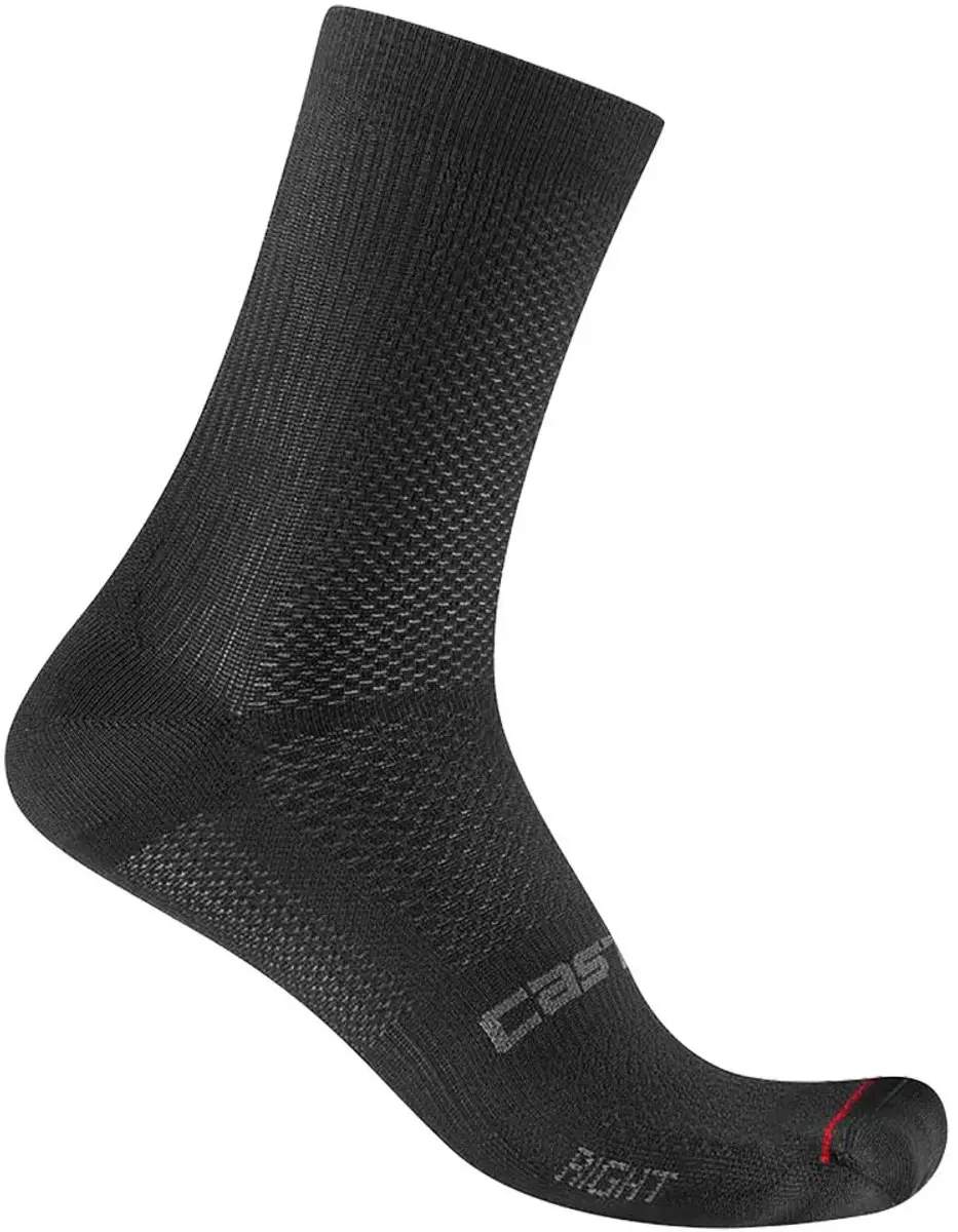 Castelli Espresso 2 W 12 Sock - Black - afbeelding 3 van 3
