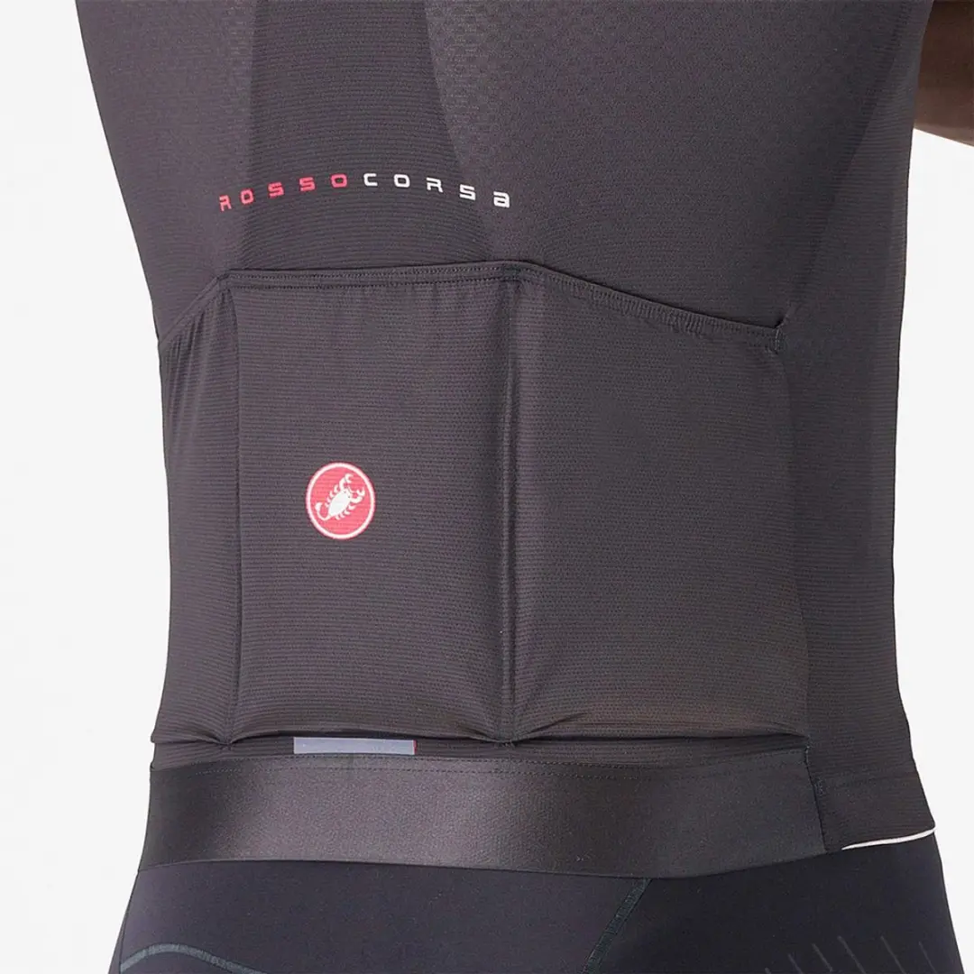 Castelli Aero RC 8S Triatlonshirt - 2XL - Zwart - afbeelding 4 van 6