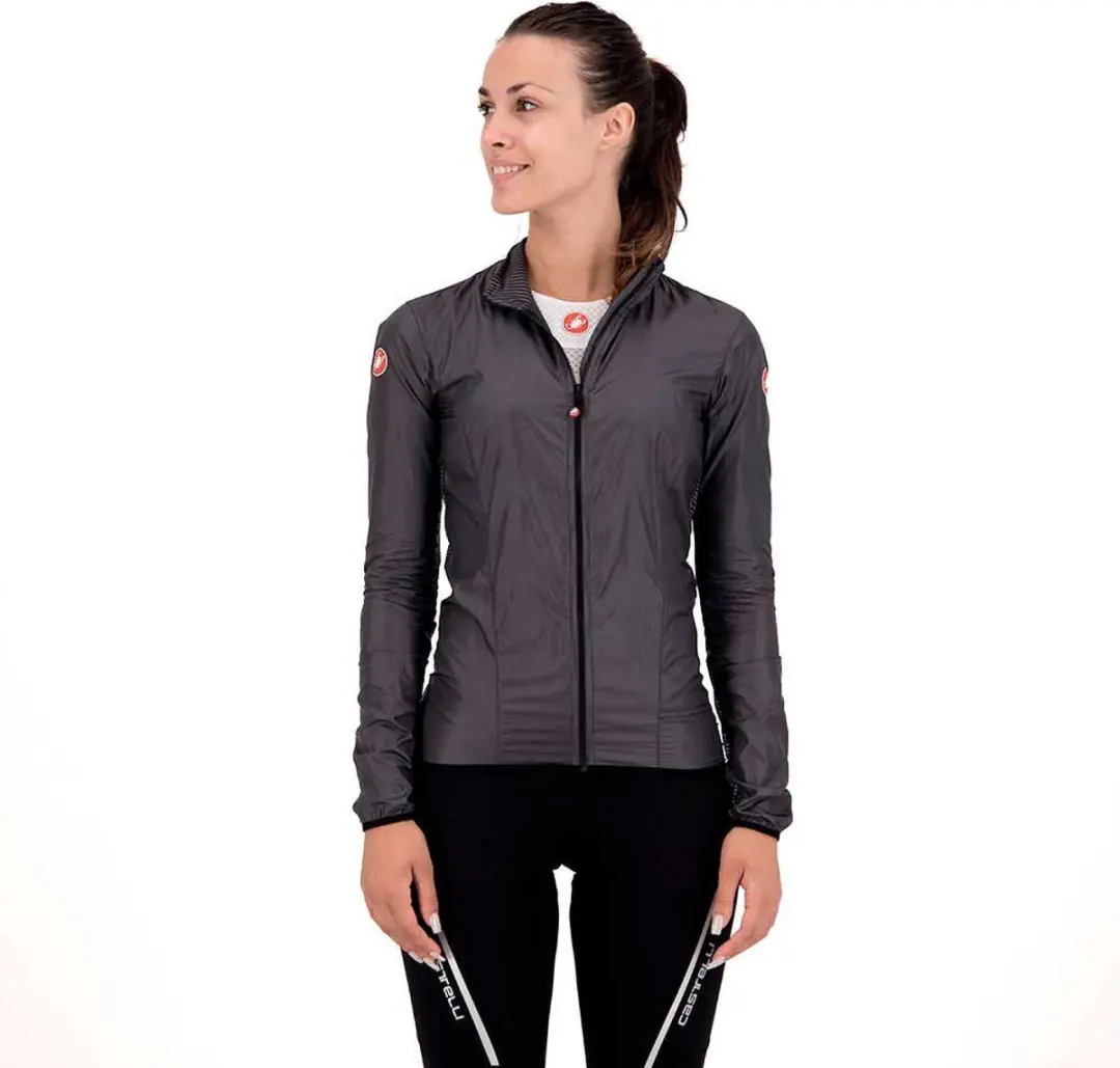 Castelli Aria Shell Jas Zwart XS Vrouw