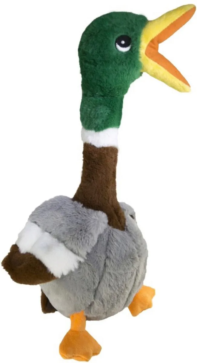 KONG Shakers Honkers Duck Hondenspeelgoed Large - Donkergroen