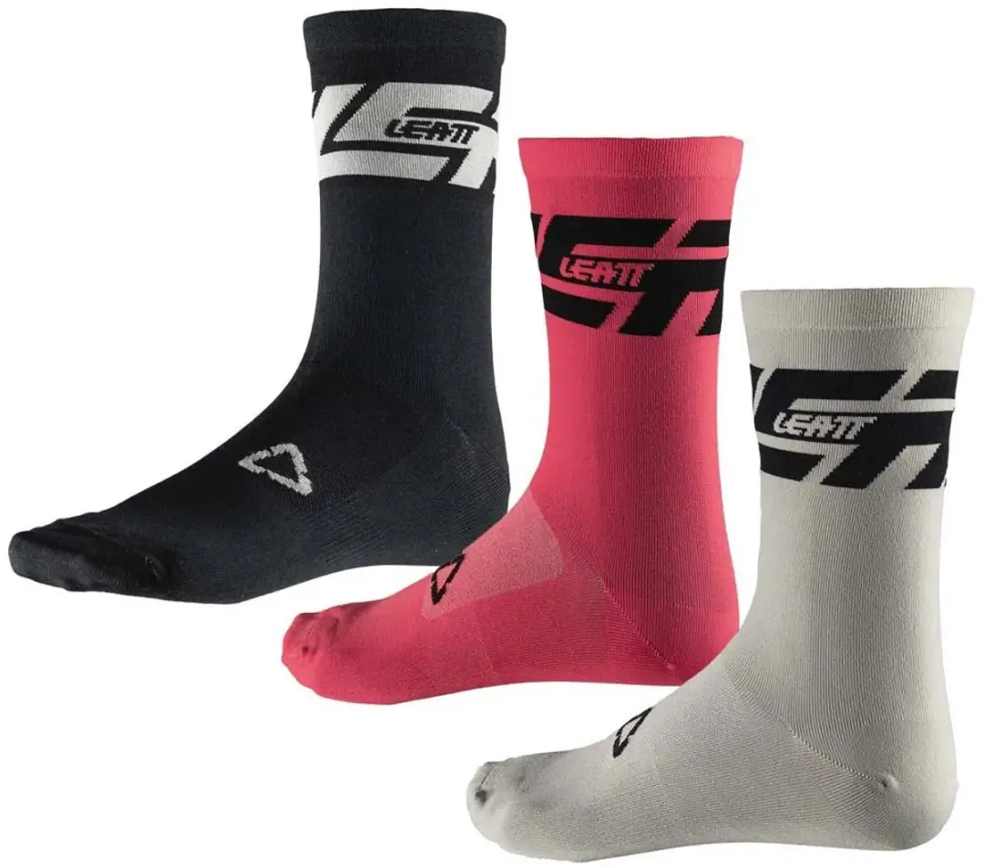 Leatt Mtb Endurance Crewsokken 3 Paren Veelkleurig EU 39-42