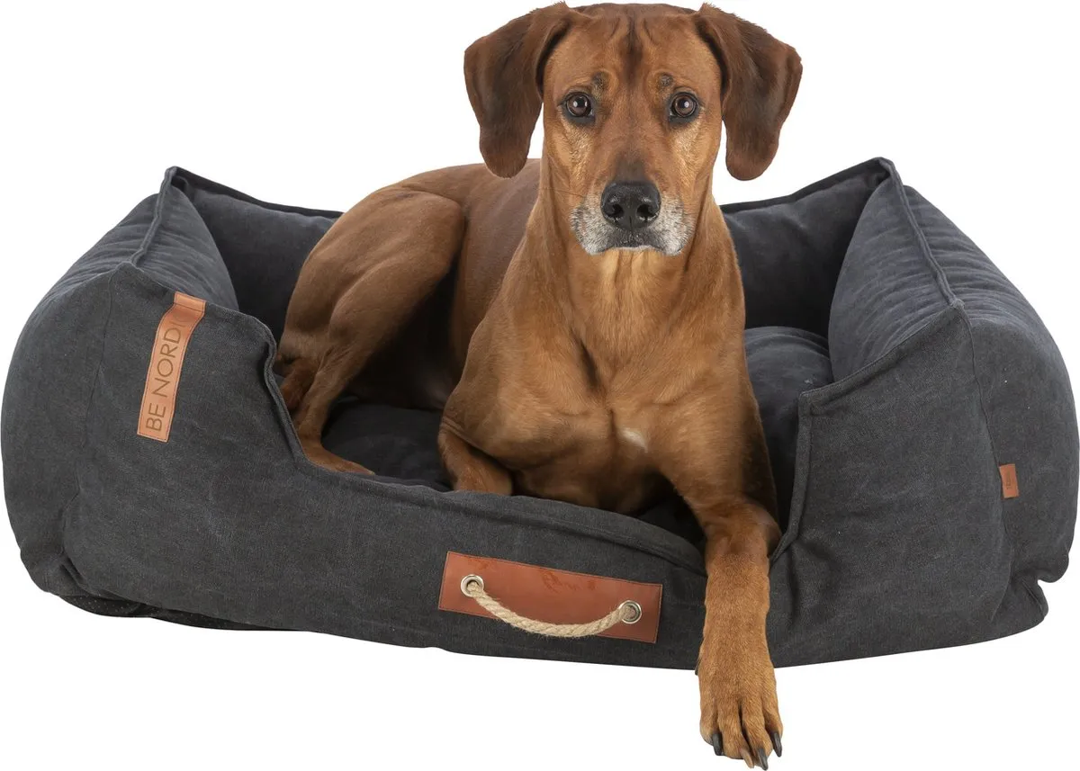 Trixie Be Nordic Fohr Hondenmand Hoekig Zwart 60x50cm