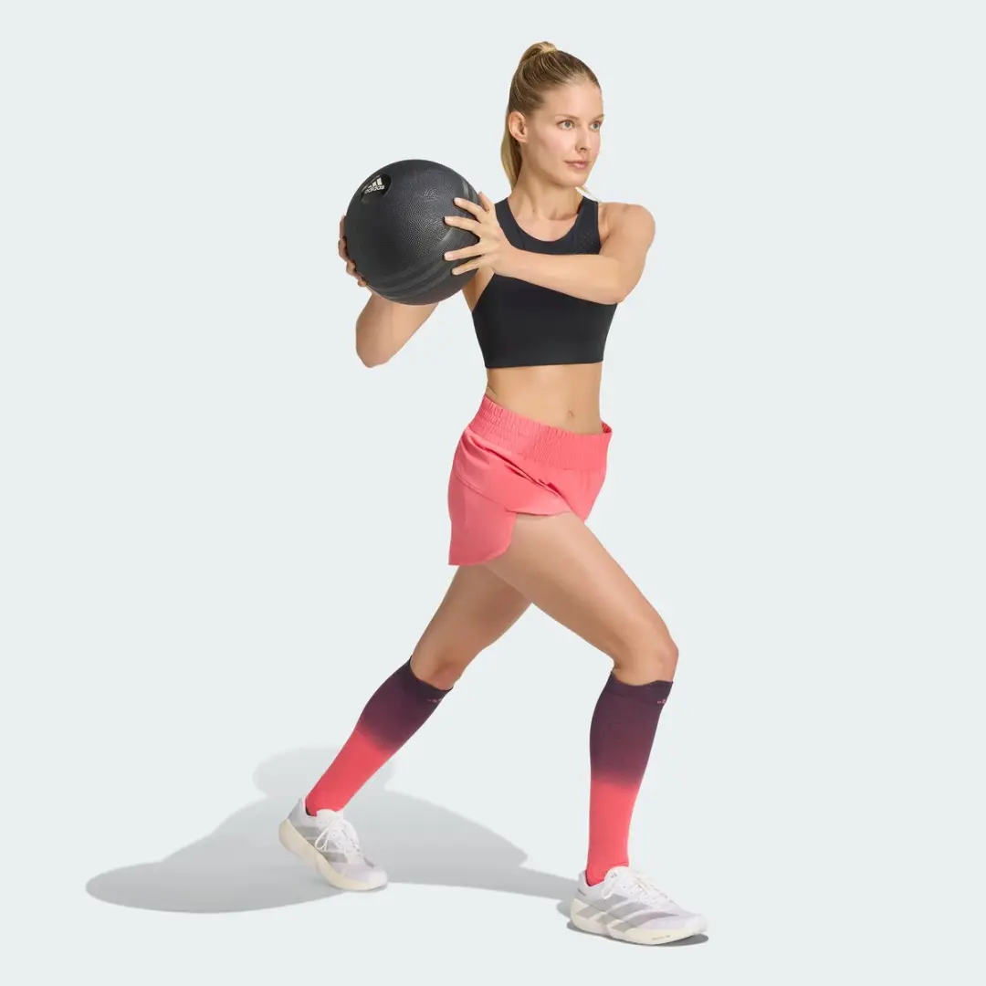 Adidas Tech Pacer Short Dames - Roze - afbeelding 6 van 6