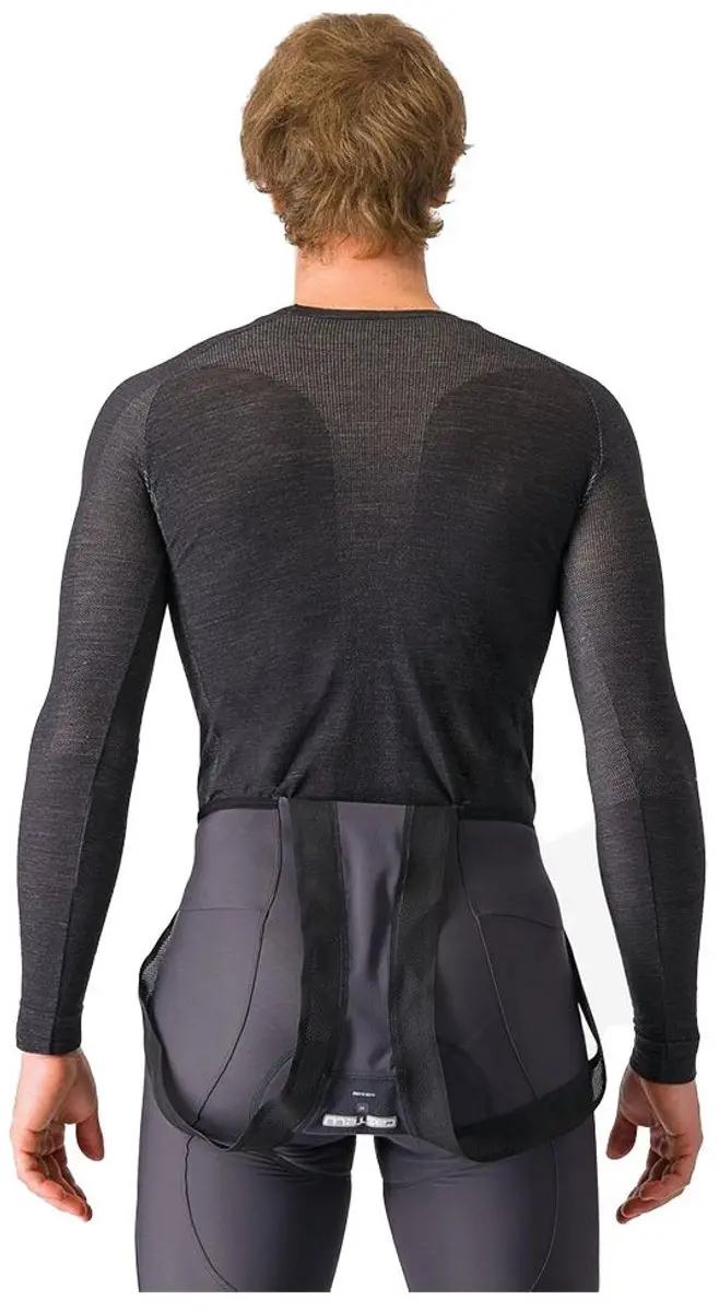 Castelli Merino Seamless Basislaag Lange Mouwen - Zwart S/M - afbeelding 2 van 6