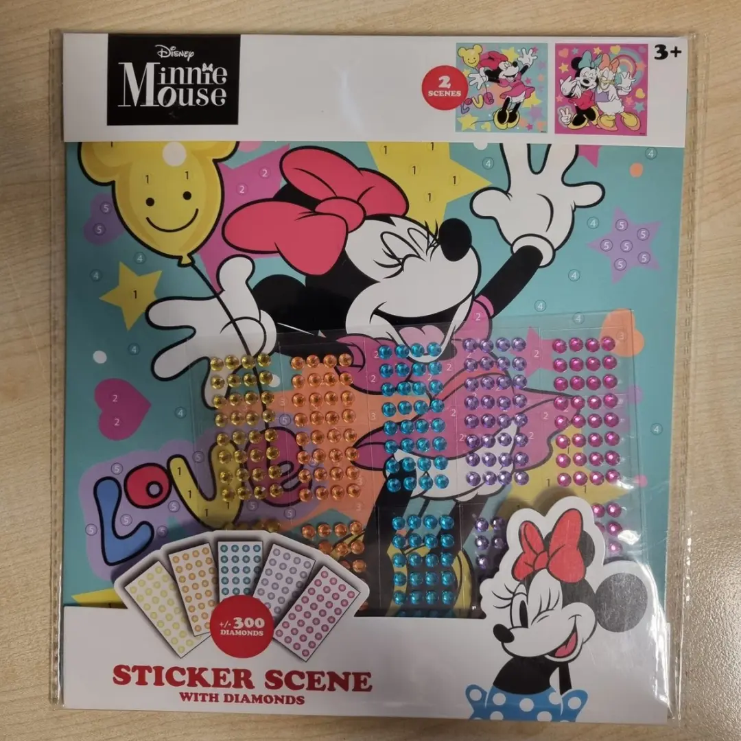 Stickers met diamantmotief