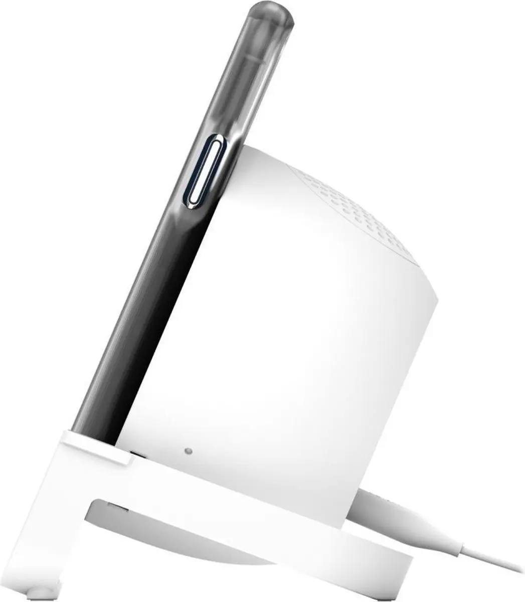 Belkin BoostCharge 3-in-1 Draadloze Laadstandaard + Speaker 10W - Wit - afbeelding 2 van 6
