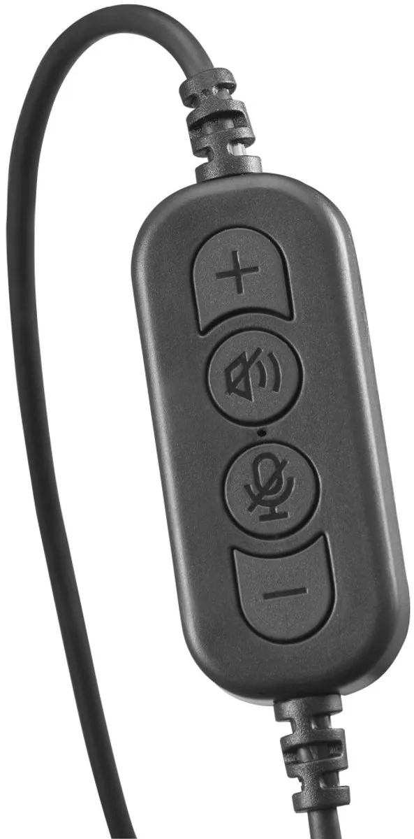 Hama HS-USB300 V2 Headset - USB Bedraad Zwart