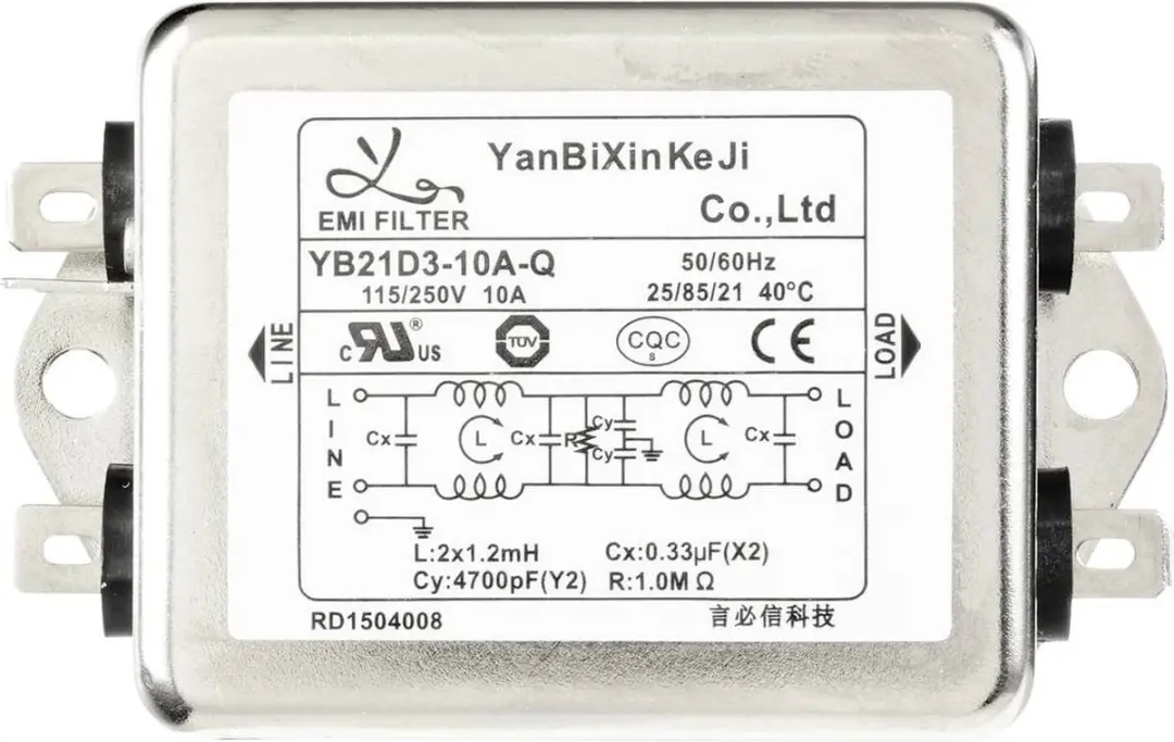 TRU COMPONENTS TC-10471948 Ontstoringsfilter 10A 0.6mH - afbeelding 2 van 2