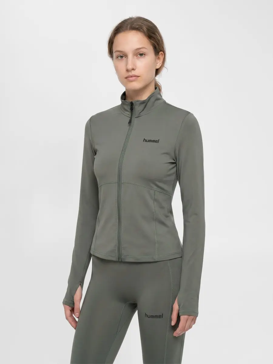 Hummel Prima Zip Blouse XS - Grijs - afbeelding 6 van 6