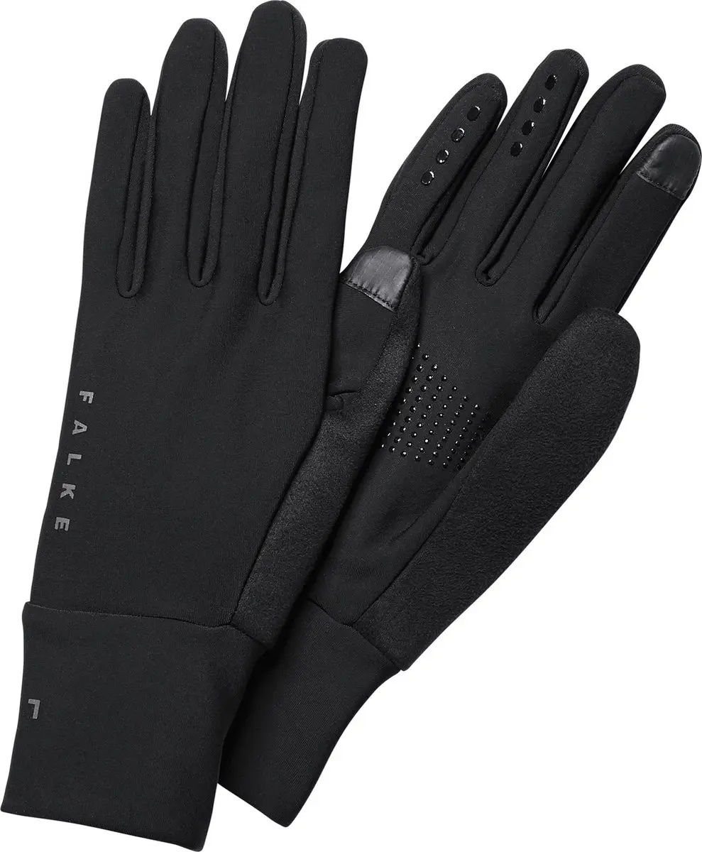 Falke Brushed Handschoenen - Touchscreen - Zwart - M/L - afbeelding 3 van 6