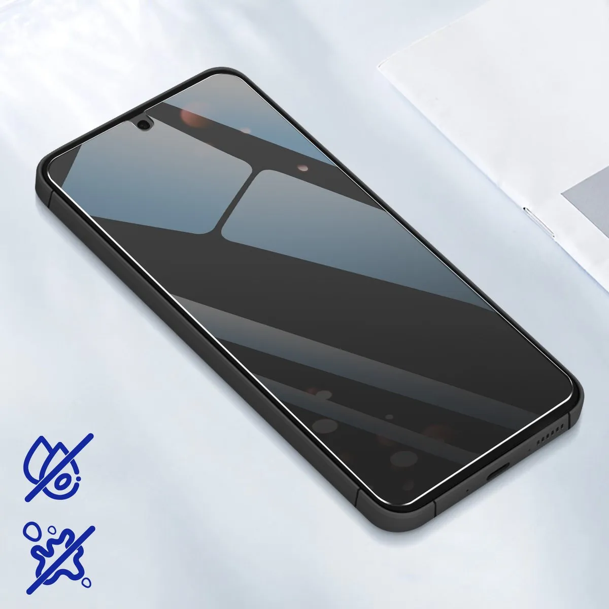 Samsung Galaxy S23 FE Screenprotector - 2 Stuks - Transparant - afbeelding 6 van 6