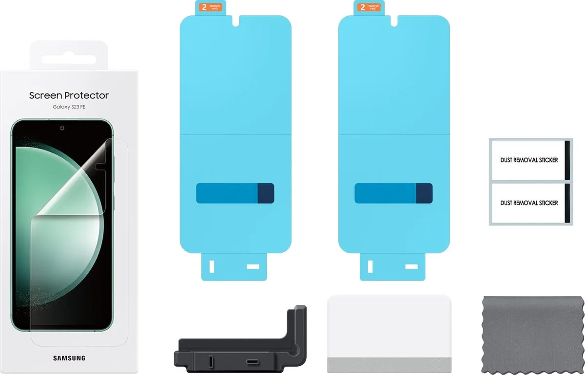 Samsung Galaxy S23 FE Screenprotector - 2 Stuks - Transparant