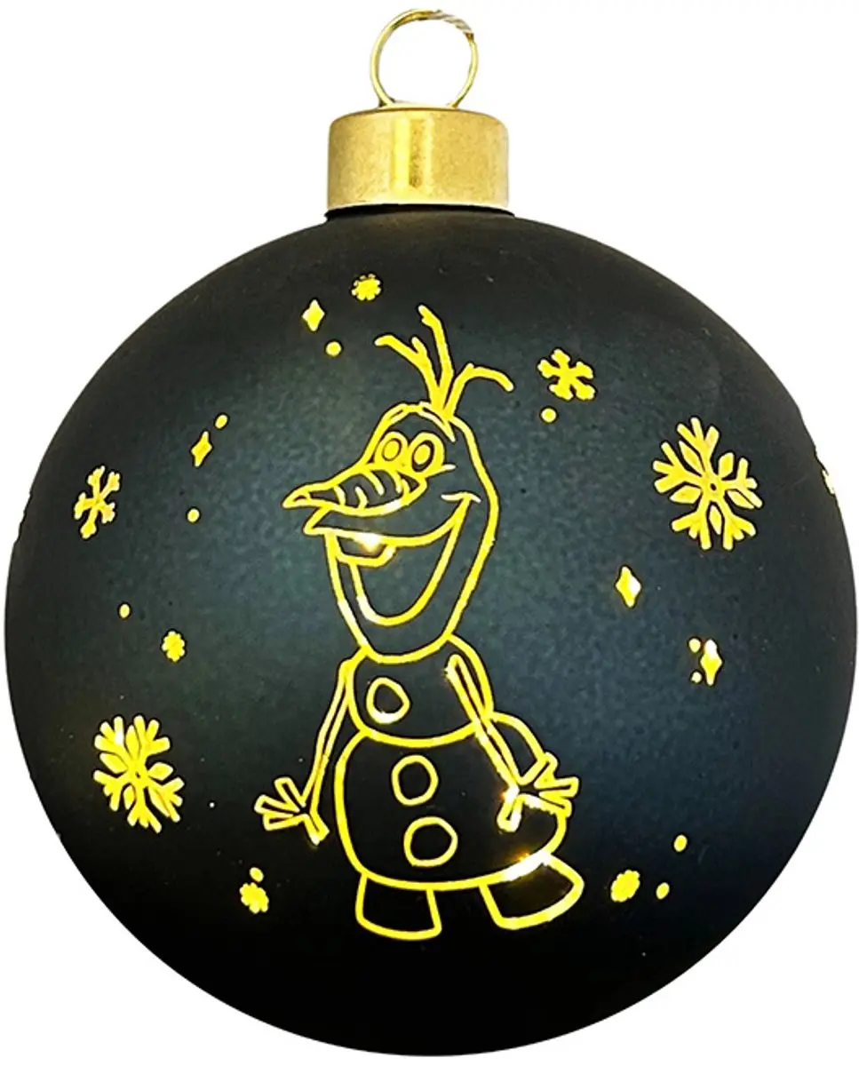 Disney Frozen Verlichte Kerstbal 10cm