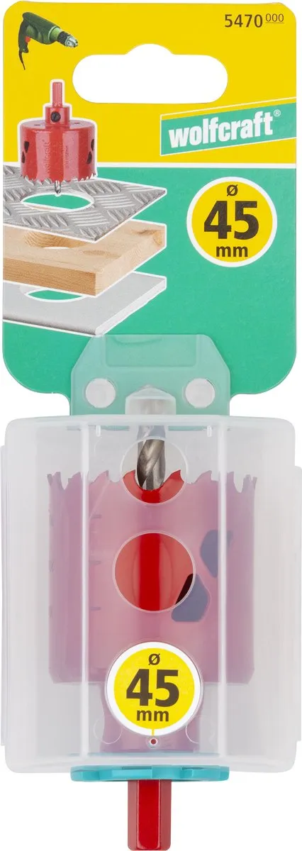 Wolfcraft BiM Gatenboor 45mm - 5470000 - afbeelding 6 van 6