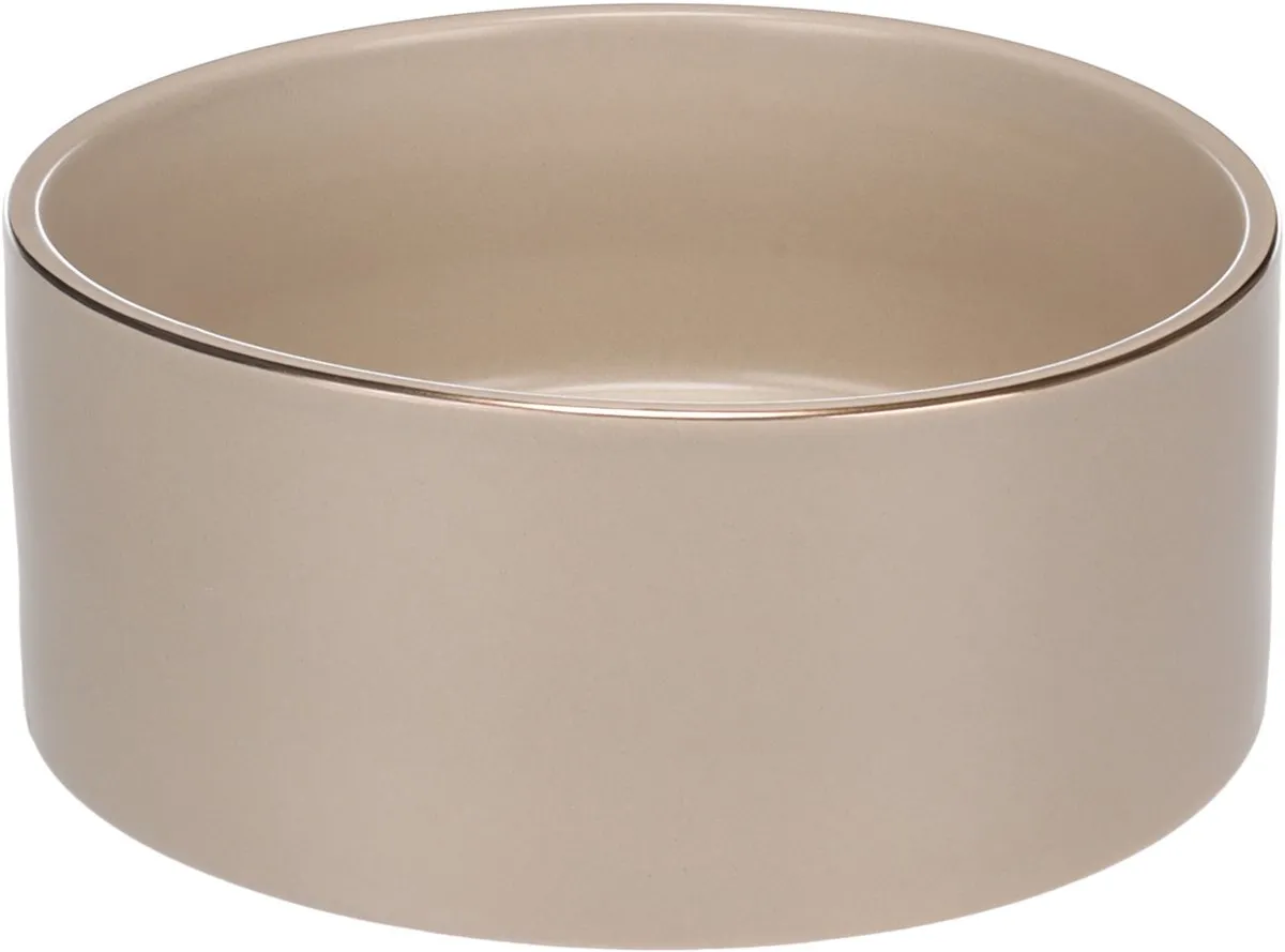 Flamingo Keramische Voer- en Drinkbak Beige
