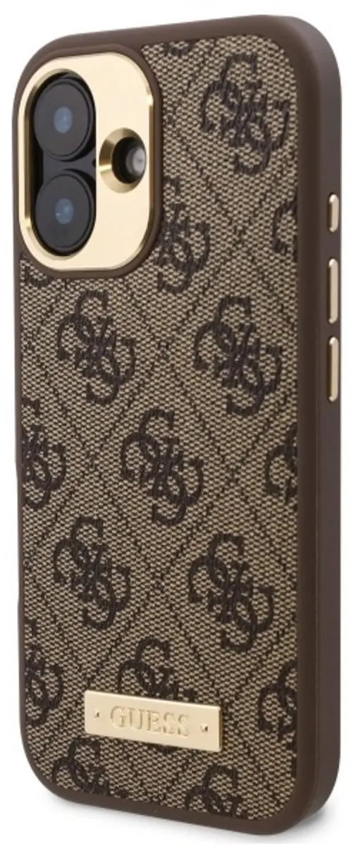 Guess 4G MagSafe Hoesje iPhone 16 - Bruin - afbeelding 2 van 6
