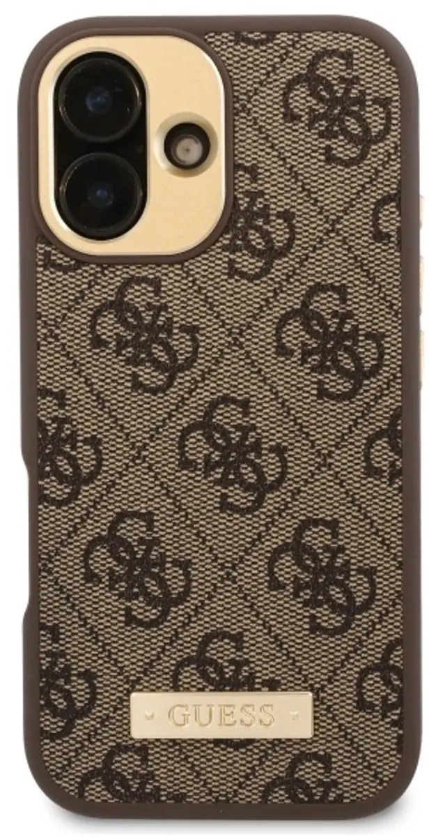 Guess 4G MagSafe Hoesje iPhone 16 - Bruin - afbeelding 3 van 6