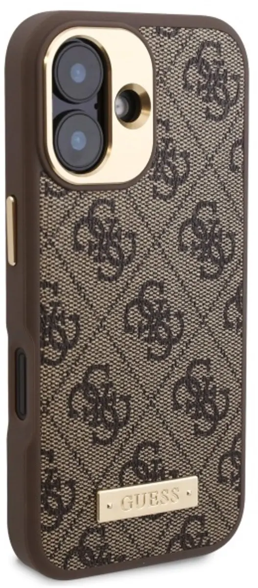 Guess 4G MagSafe Hoesje iPhone 16 - Bruin - afbeelding 6 van 6