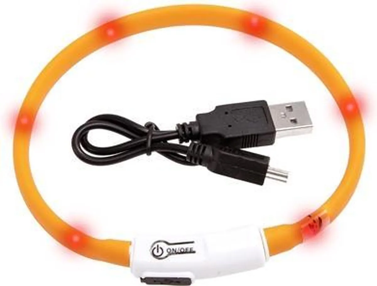 Flamingo Kattenhalsband Light LED